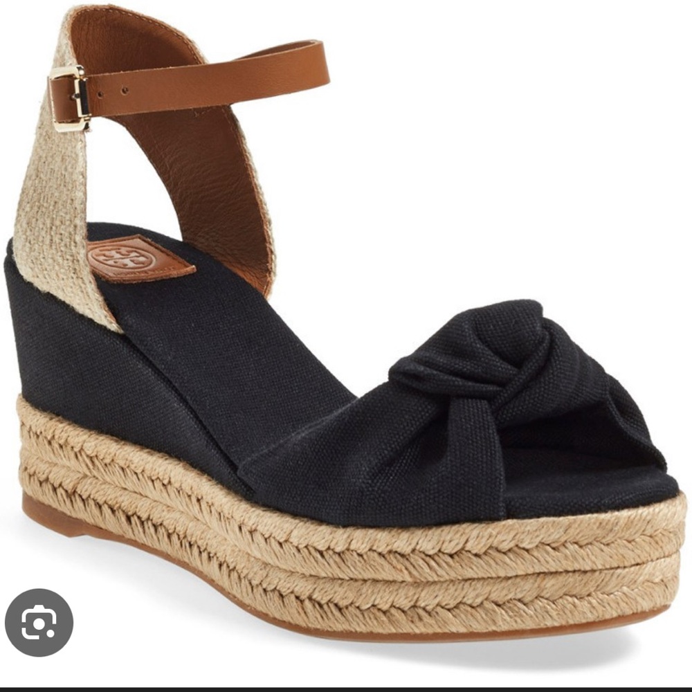 Tory Burch Knotted Bow Espadrilles NWOT